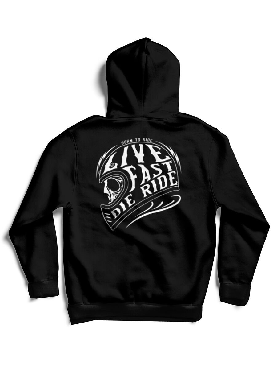 Live Fast Die Ride Hoodie