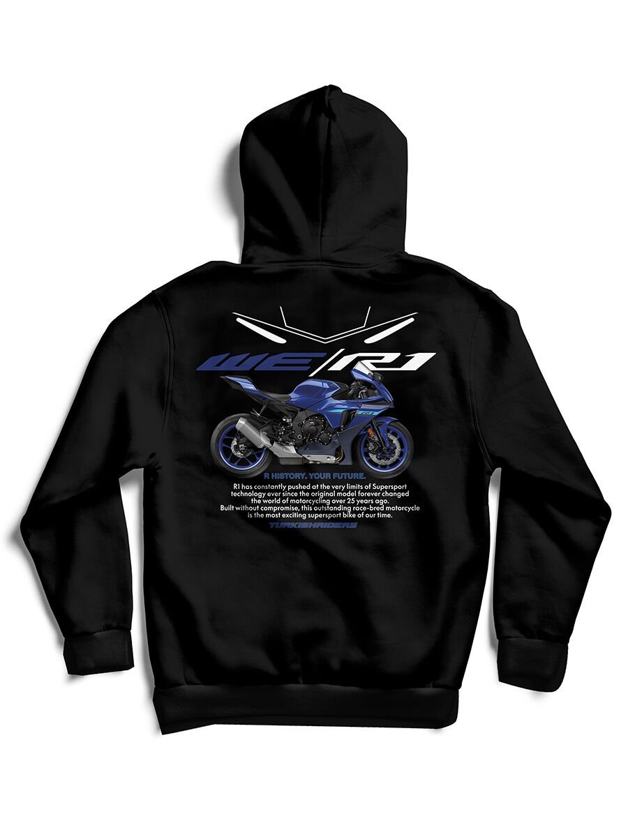 R1 Icon Blue Hoodie