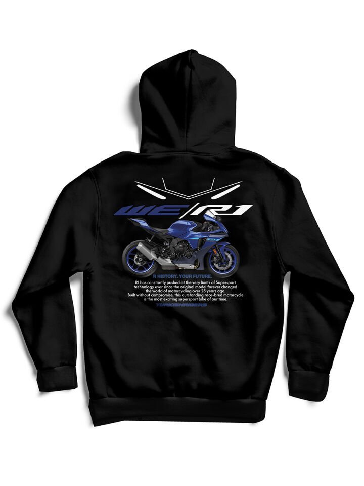 R1 Icon Blue Hoodie