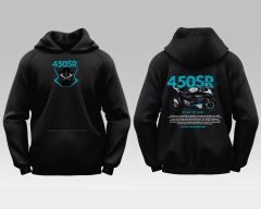 450SR Nebula Siyah Hoodie