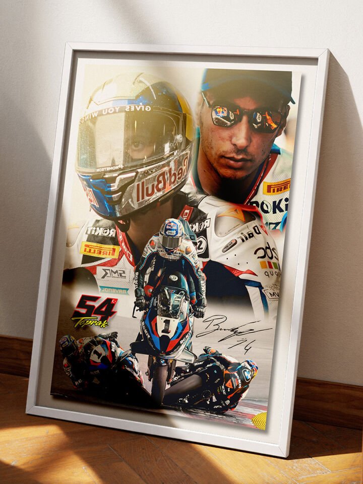 Toprak Razgatlıoğlu #54 M1000RR / MDF Duvar Tablosu