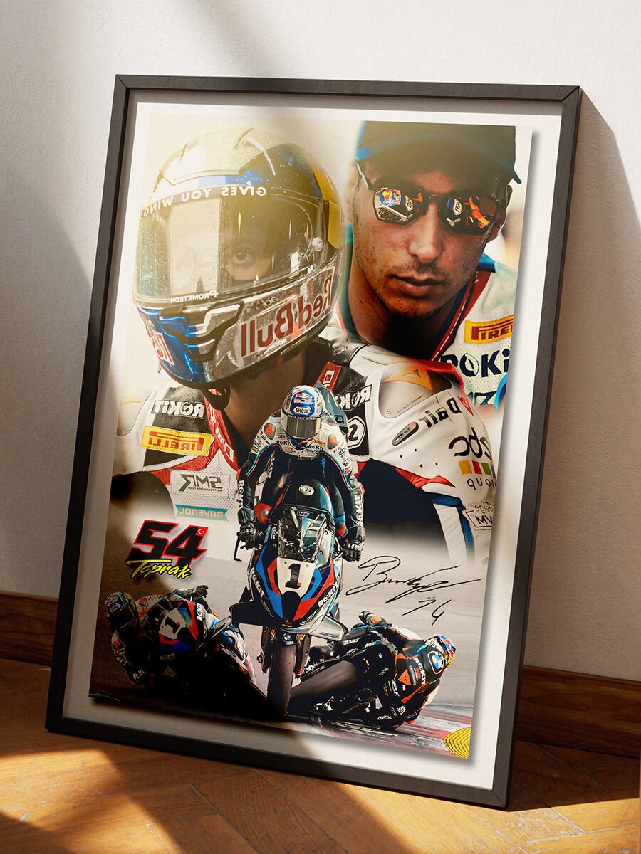 Toprak Razgatlıoğlu #54 M1000RR / MDF Duvar Tablosu