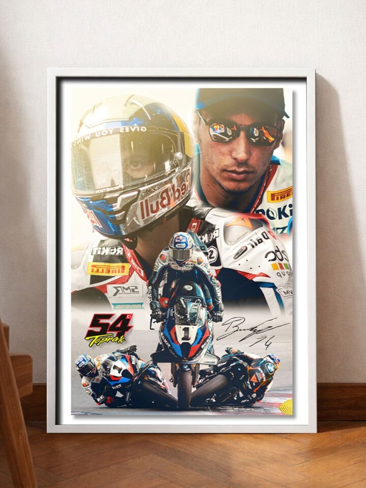 Toprak Razgatlıoğlu #54 M1000RR / MDF Duvar Tablosu