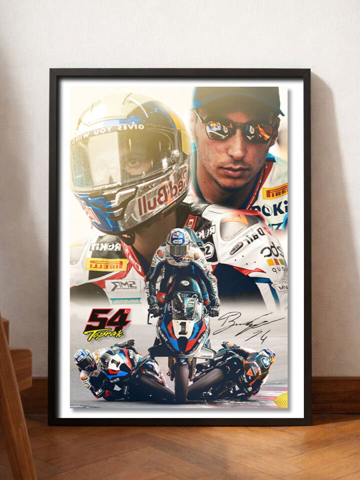 Toprak Razgatlıoğlu #54 M1000RR / MDF Duvar Tablosu