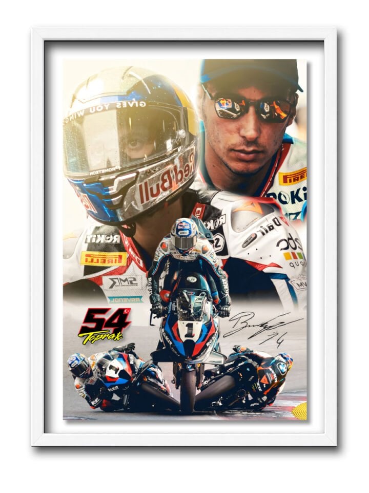 Toprak Razgatlıoğlu #54 M1000RR / MDF Duvar Tablosu