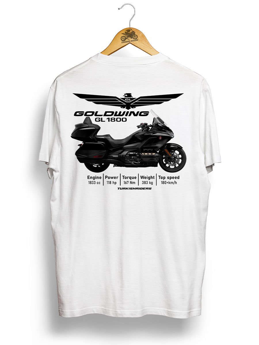 Goldwing Black / Beyaz Tshirt
