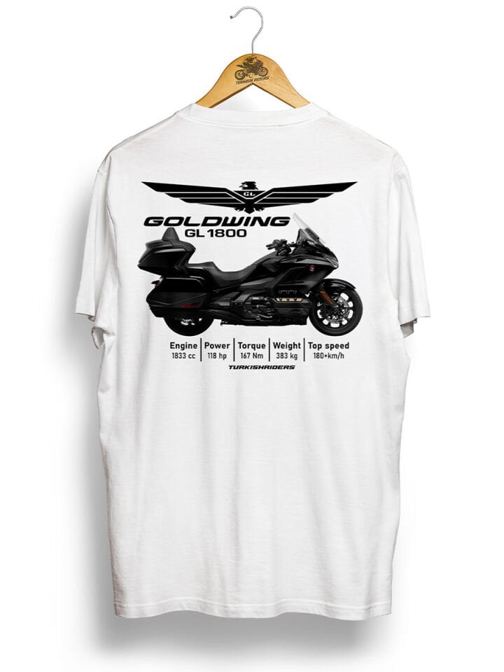 Goldwing Black / Beyaz Tshirt