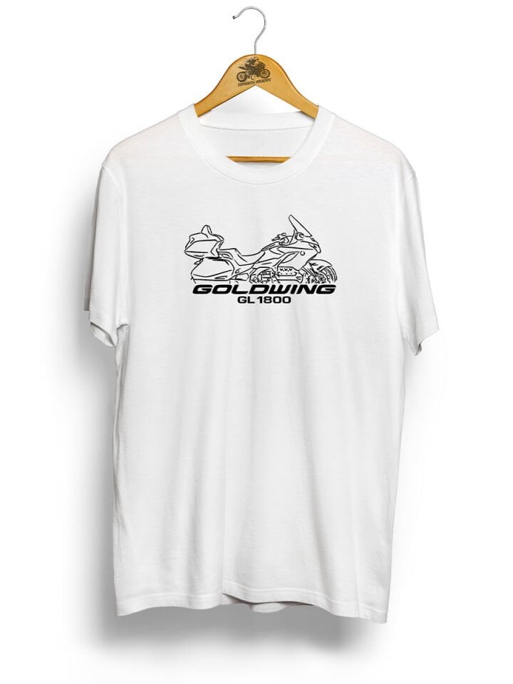 Goldwing Black / Beyaz Tshirt