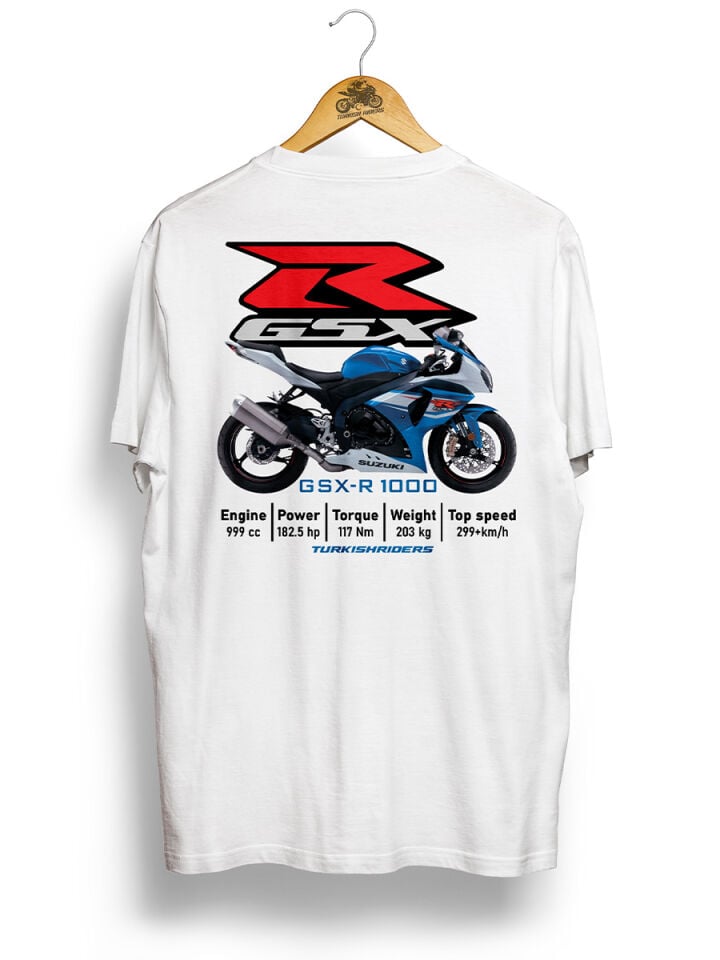 GSX-R 1000 ''2010 L1 / Beyaz Tshirt