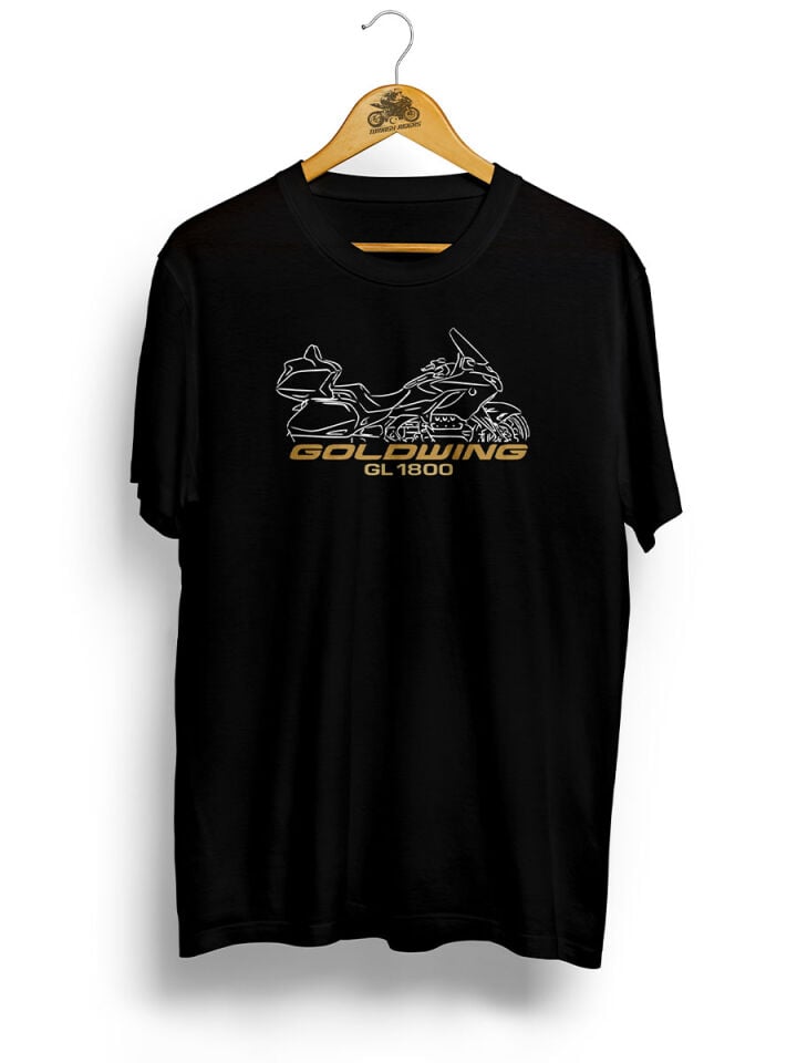Goldwing 50th Anniversary / Siyah Tshirt