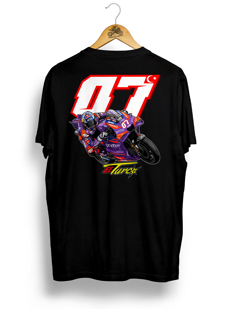Toprak Razgatlıoğlu 07 MotoGP Pramac / Siyah Tshirt
