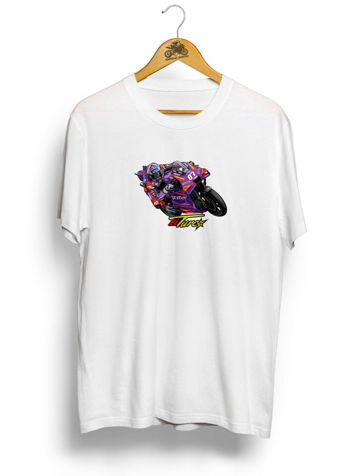 Toprak Razgatlıoğlu 07 MotoGP Pramac / Beyaz Tshirt