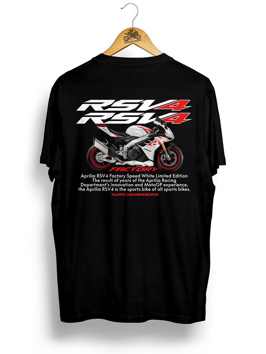 RSV4 Factory Speed White / Tshirt