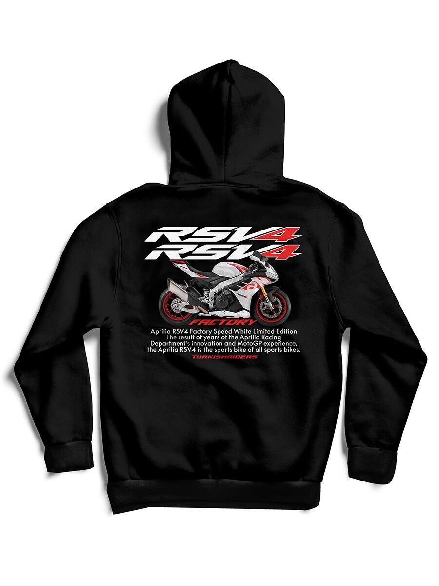 RSV4 Factory Speed White  / Hoodie