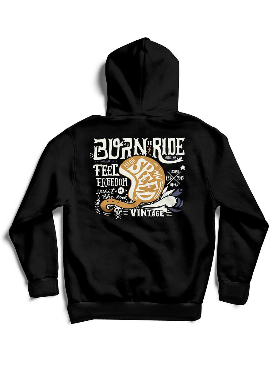 Born the Ride Vintage / Hoodie
