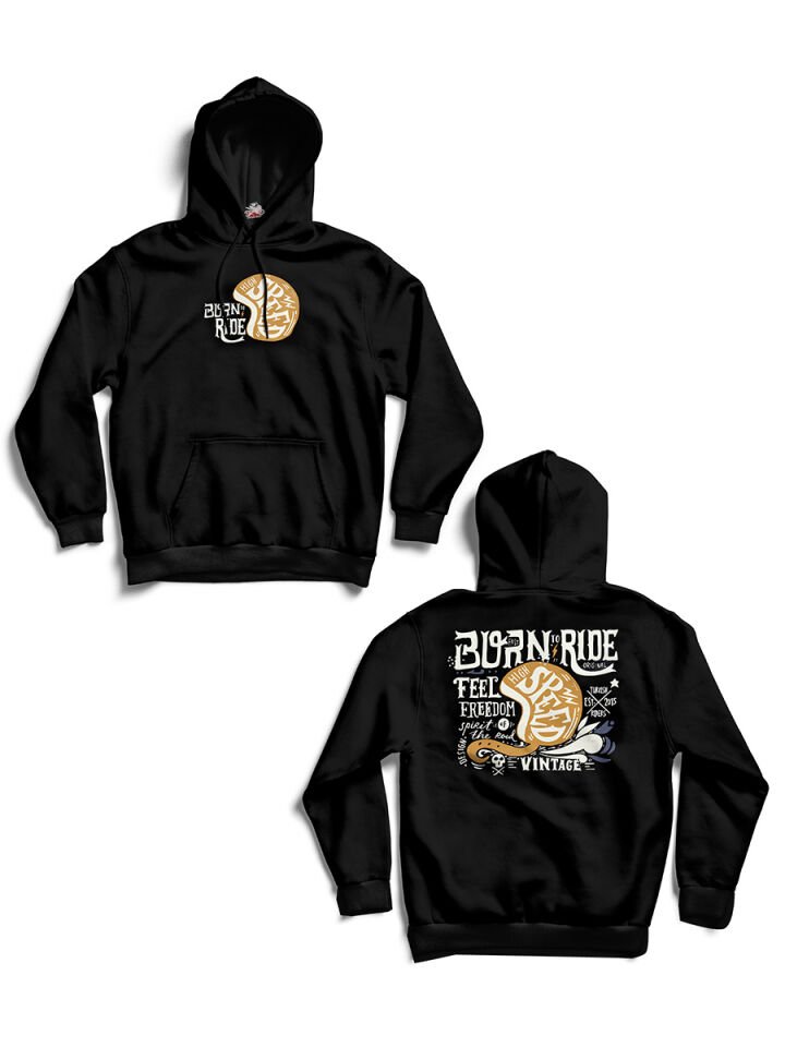 Born the Ride Vintage / Hoodie