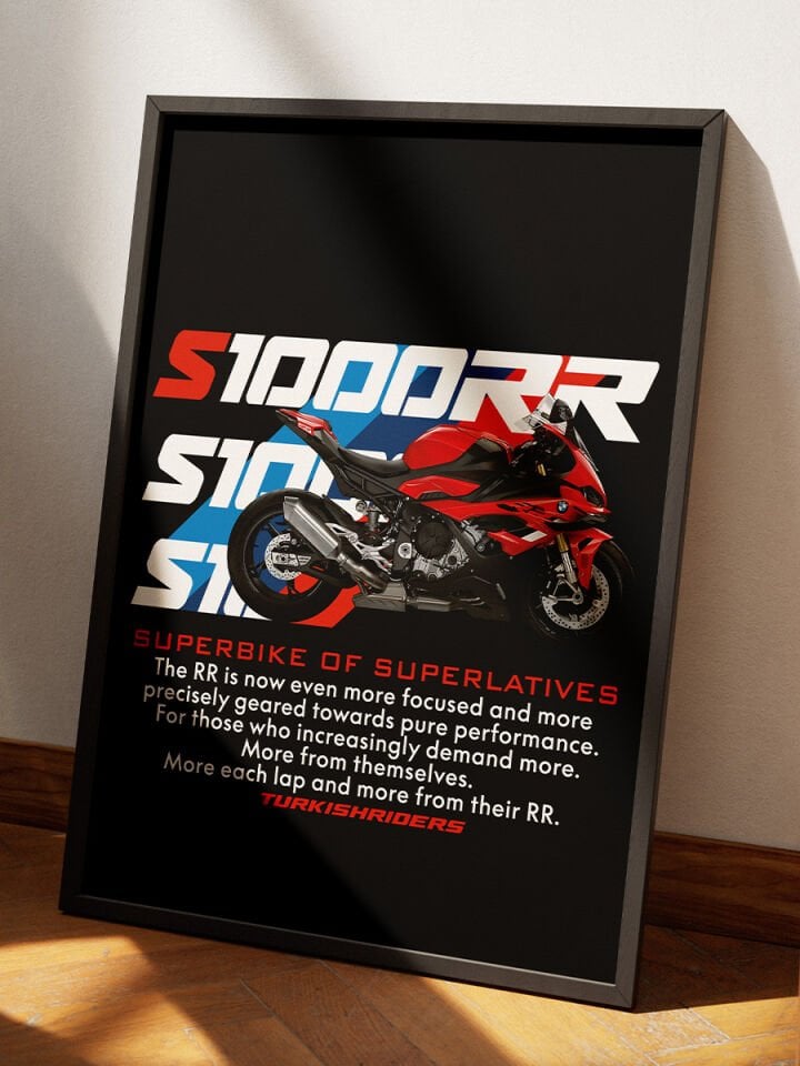 S1000RR Red / MDF Duvar Tablosu