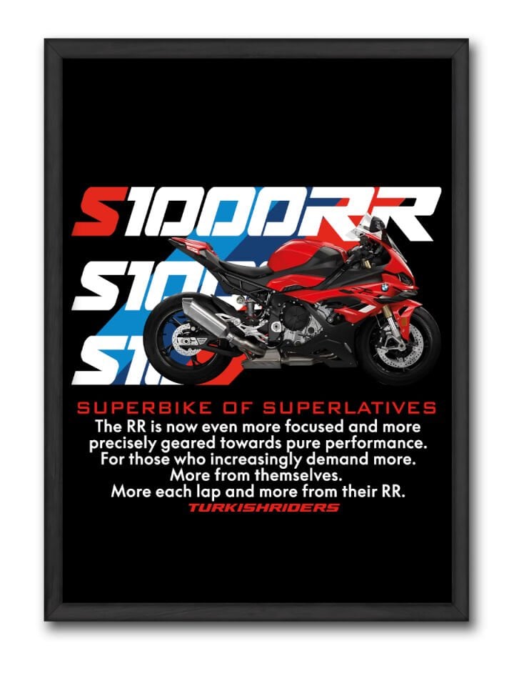 S1000RR Red / MDF Duvar Tablosu