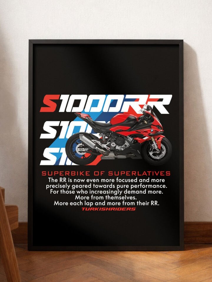 S1000RR Red / MDF Duvar Tablosu