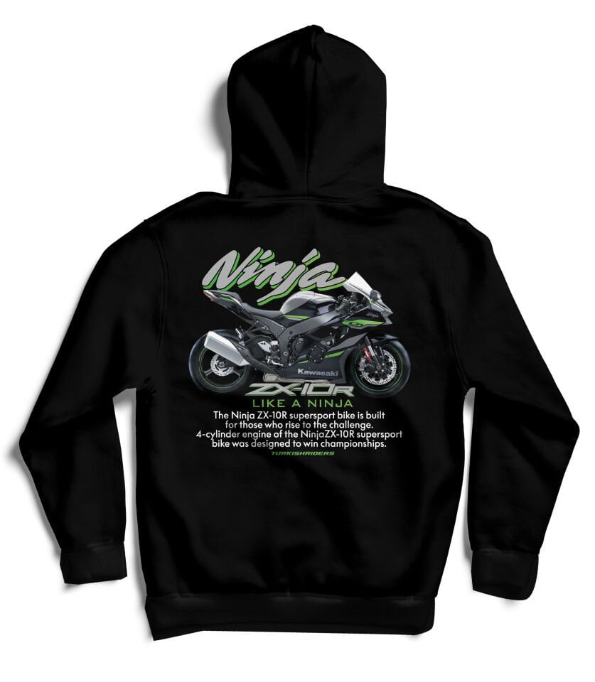 ZX10R Ninja / Metallic Diablo Black / Hoodie